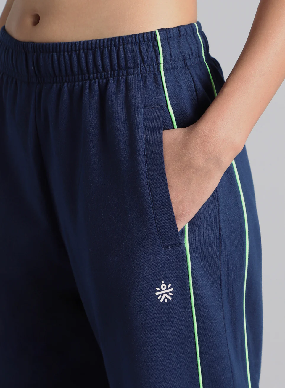 Women's Blue Community Straight Trackpants - Image 7