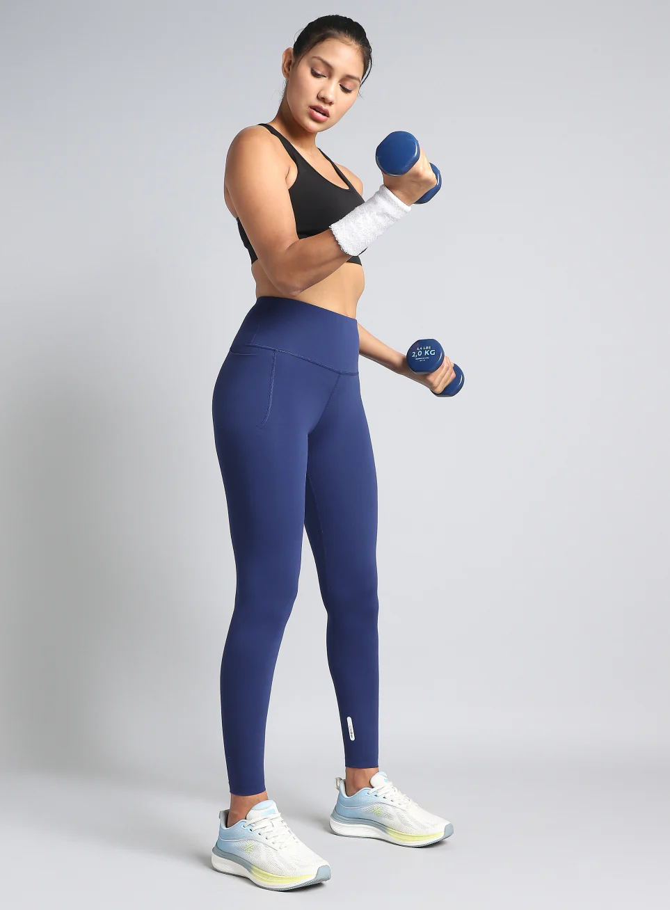 Women's Blue Core Training COMFlex Tights - Image 2