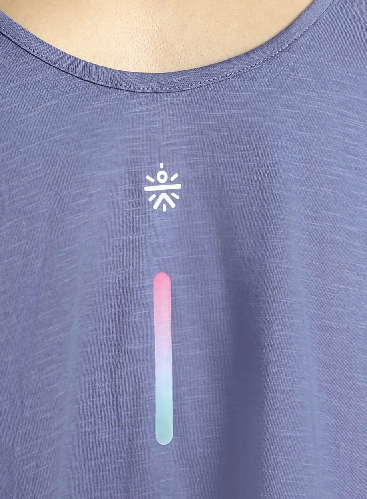 Women's Blue Dance Flow Tank - Image 8