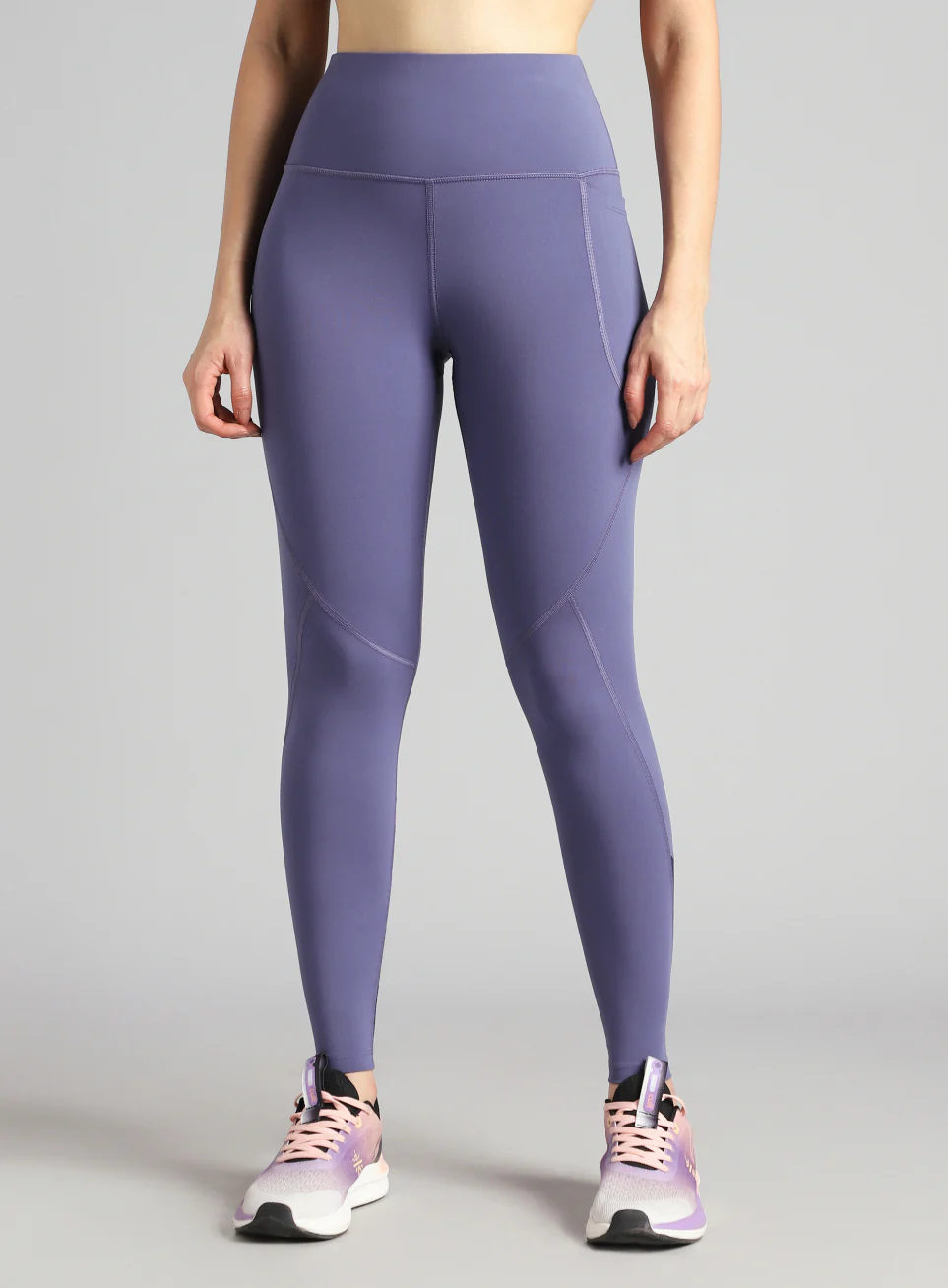 Women's Blue Dance Flow Tights - Image 4
