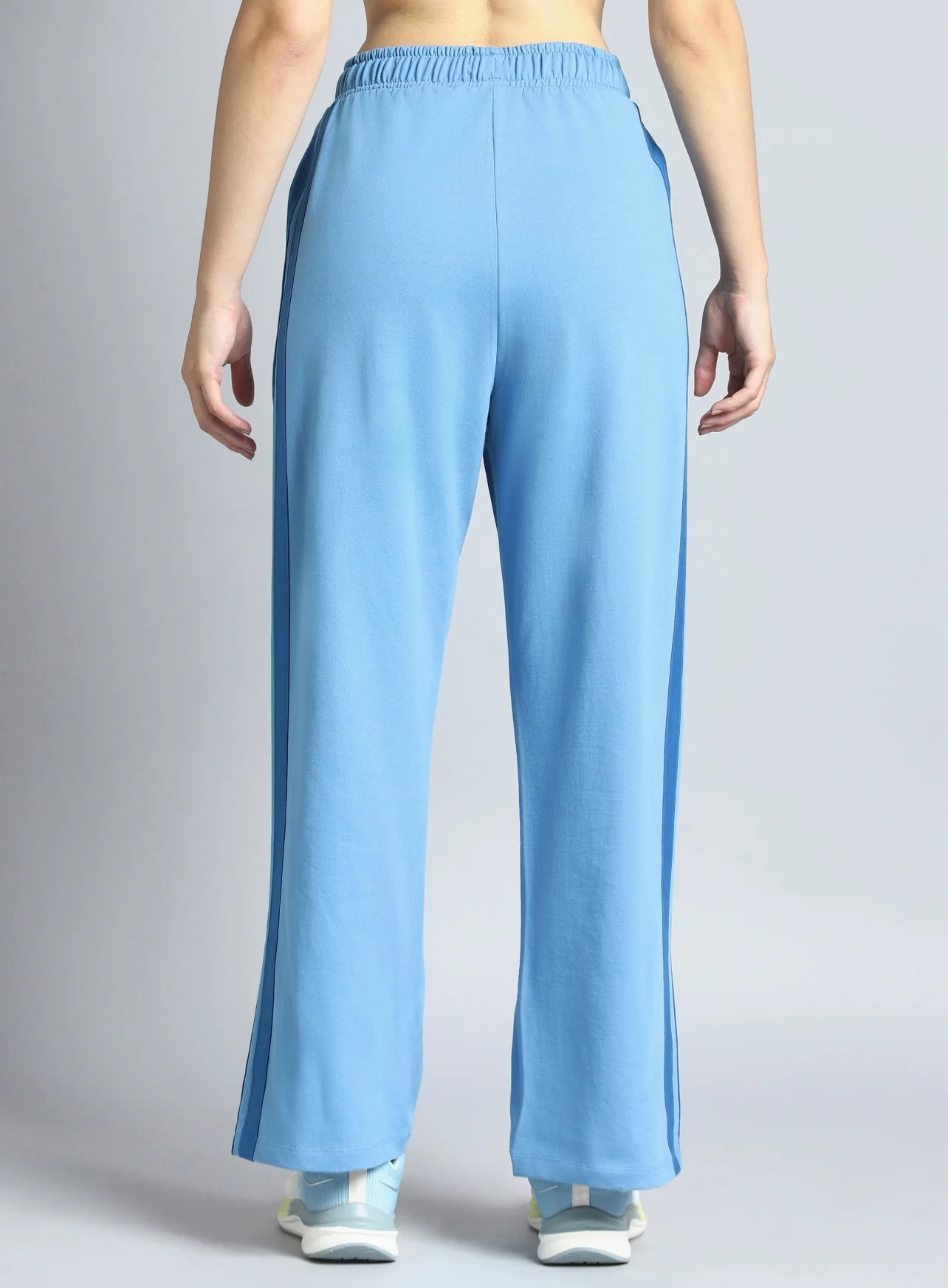 Women's Blue Dance Flow Trackpants - Image 6