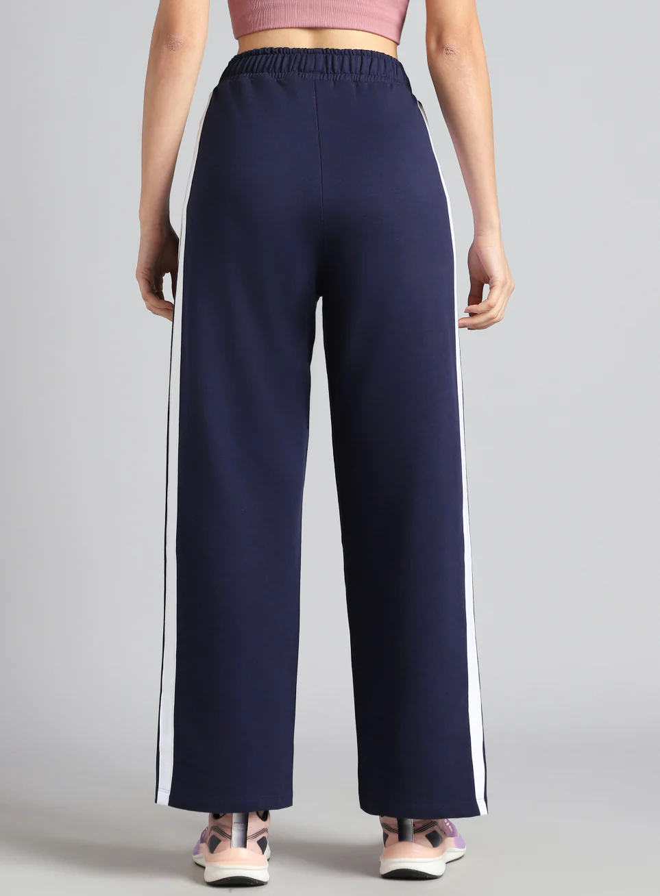 Women's Blue Dance Flow Trackpants - Image 6