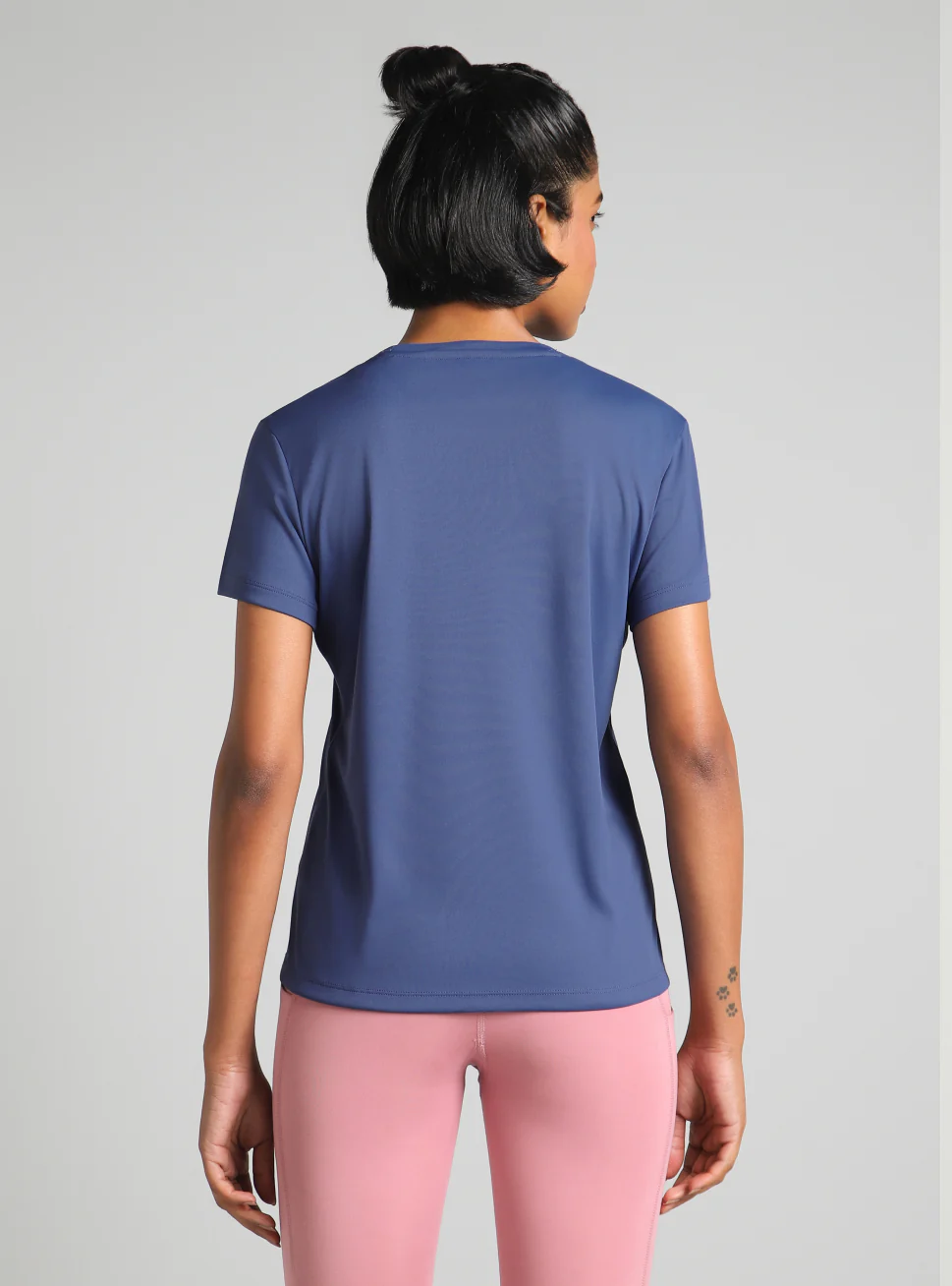 Women's Blue Everyday Performance T-shirt - Image 6