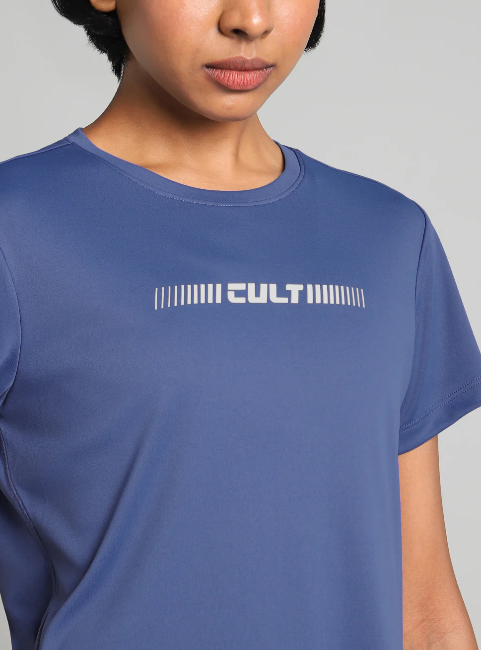 Women's Blue Everyday Performance T-shirt - Image 7