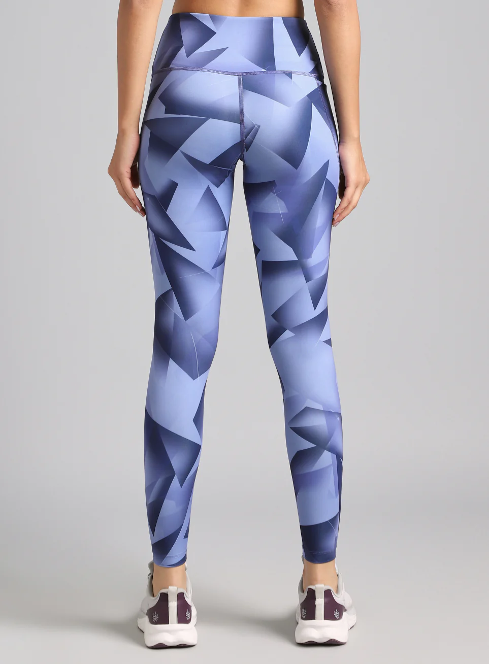 Women's Blue Feel the Beat Printed Tights - Image 6