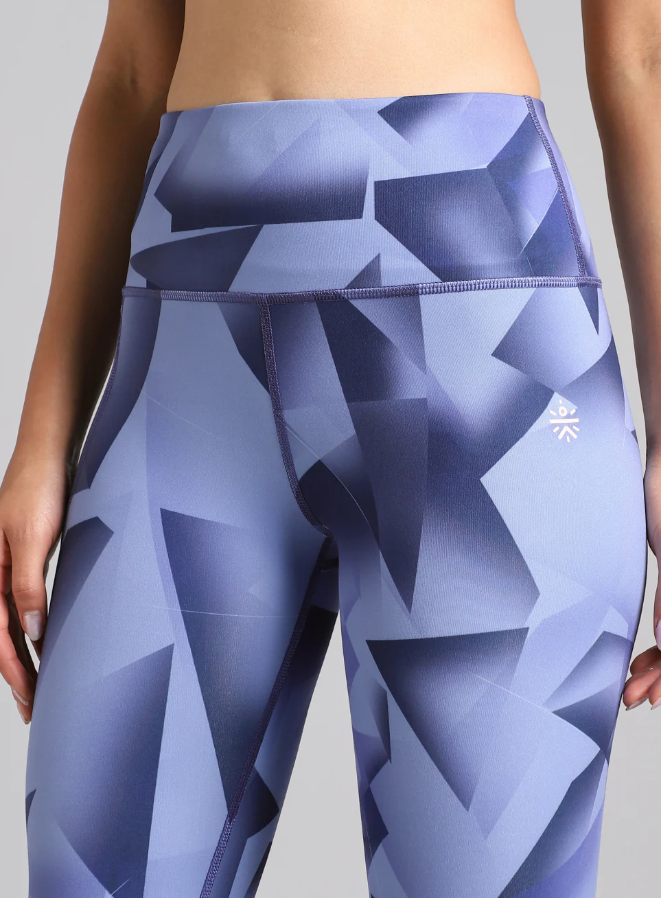 Women's Blue Feel the Beat Printed Tights - Image 8