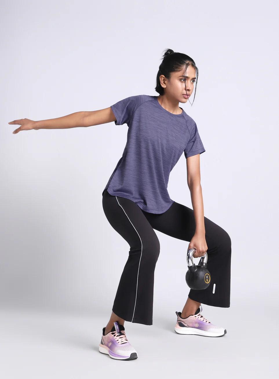 Women's Blue Flow HIIT Top - Image 2