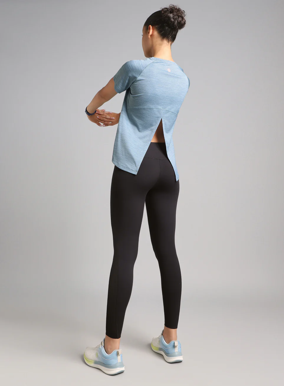 Women's Light Blue Flow HIIT Top - Image 3