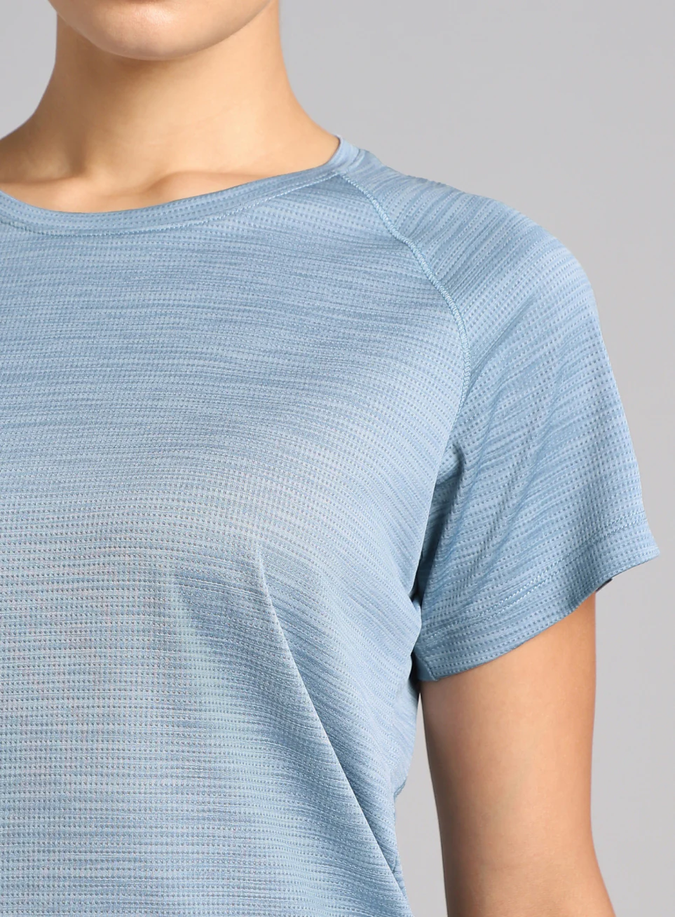 Women's Light Blue Flow HIIT Top - Image 7
