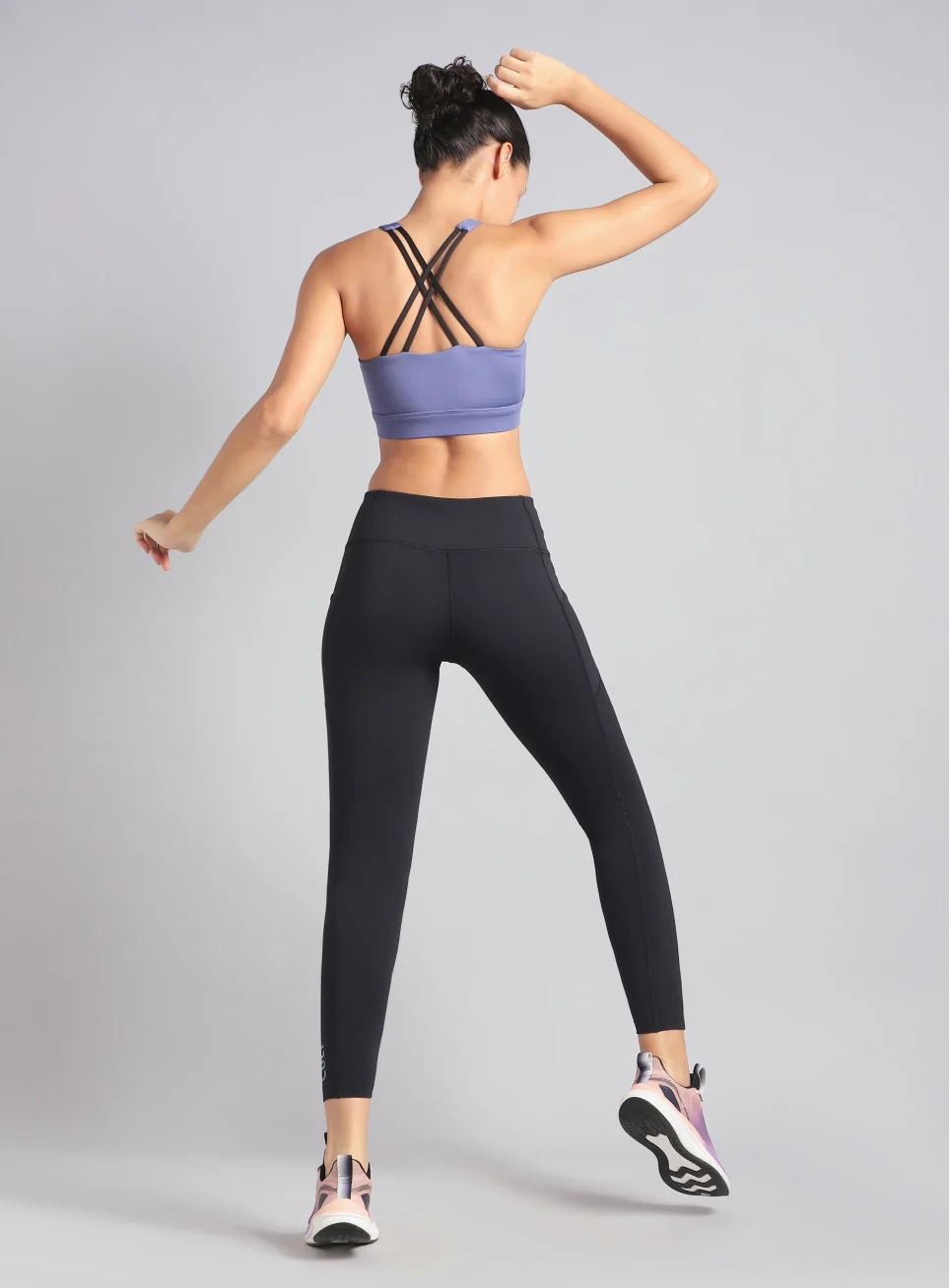 Women's Blue Hype Up High Support Training Bra - Image 2