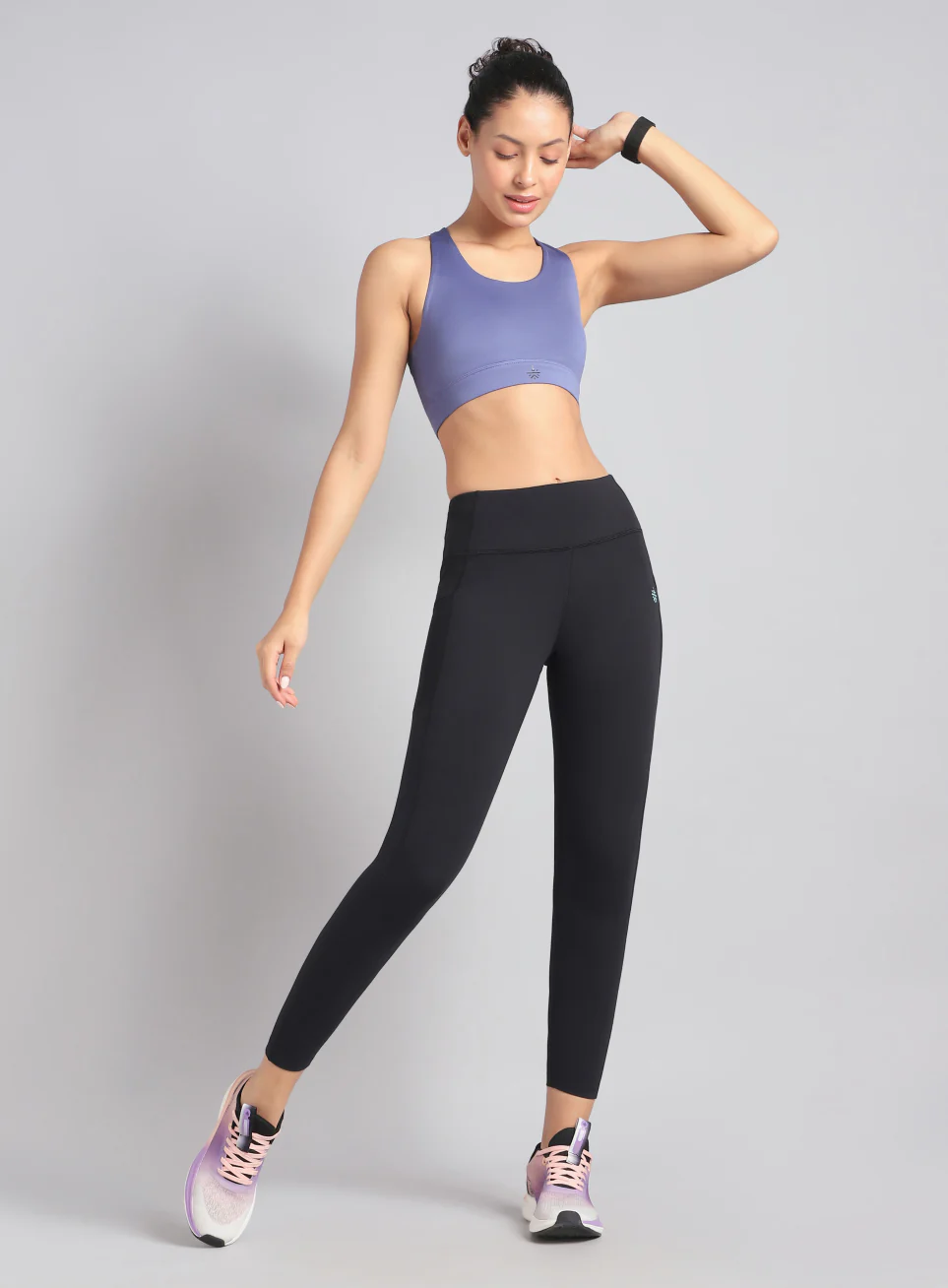 Women's Blue Hype Up High Support Training Bra - Image 3
