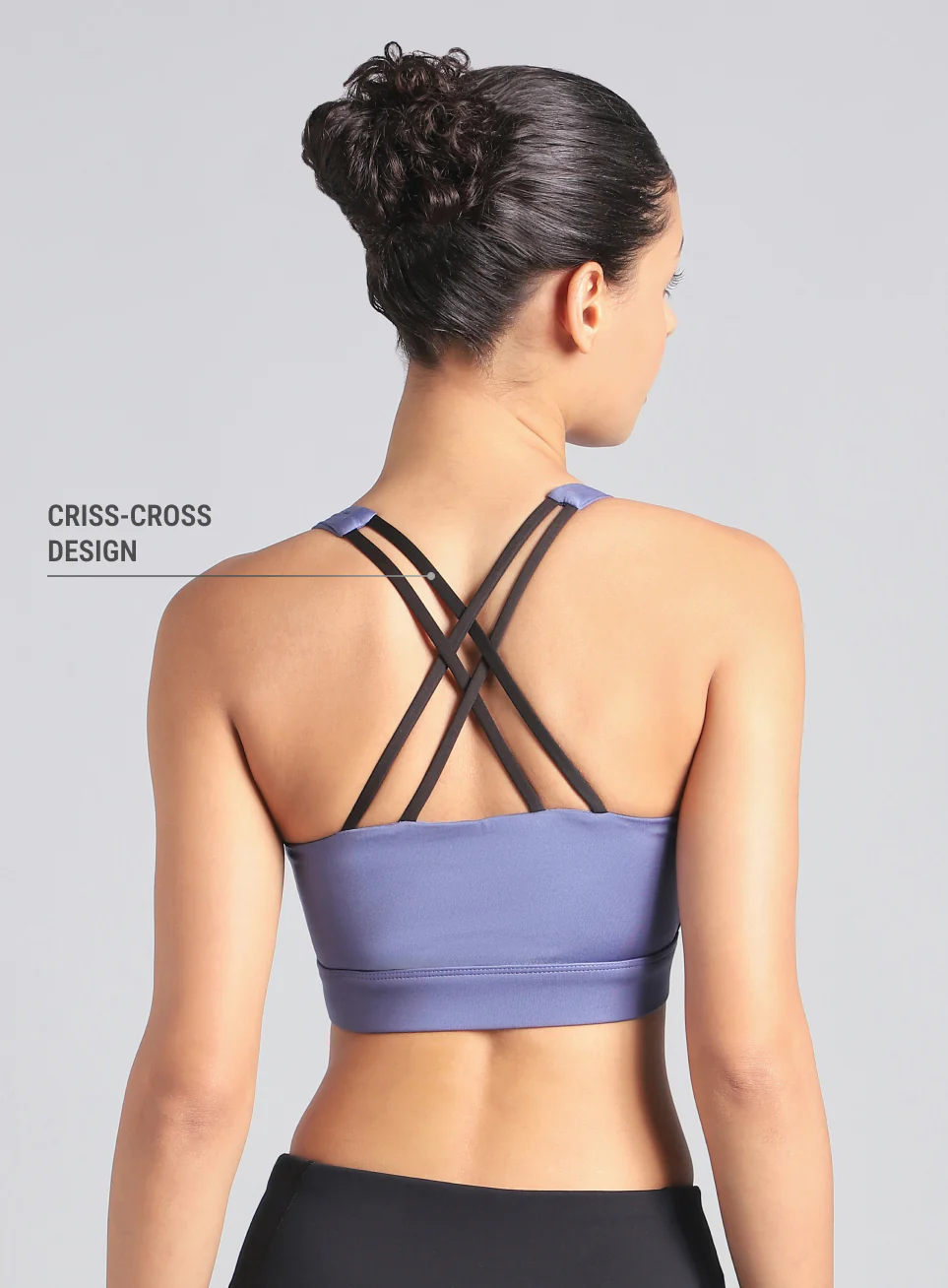 Women's Blue Hype Up High Support Training Bra - Image 6