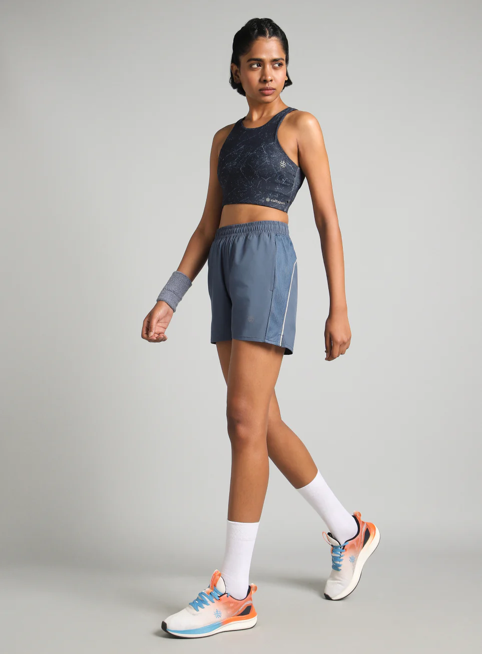 Women's Blue In Motion Run Shorts - Image 2