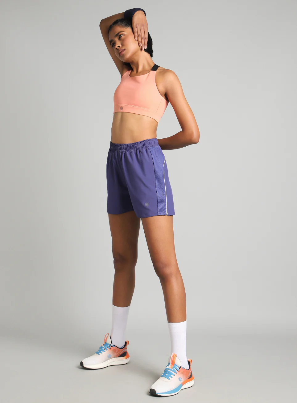 Women's Blue In Motion Run Shorts - Image 2