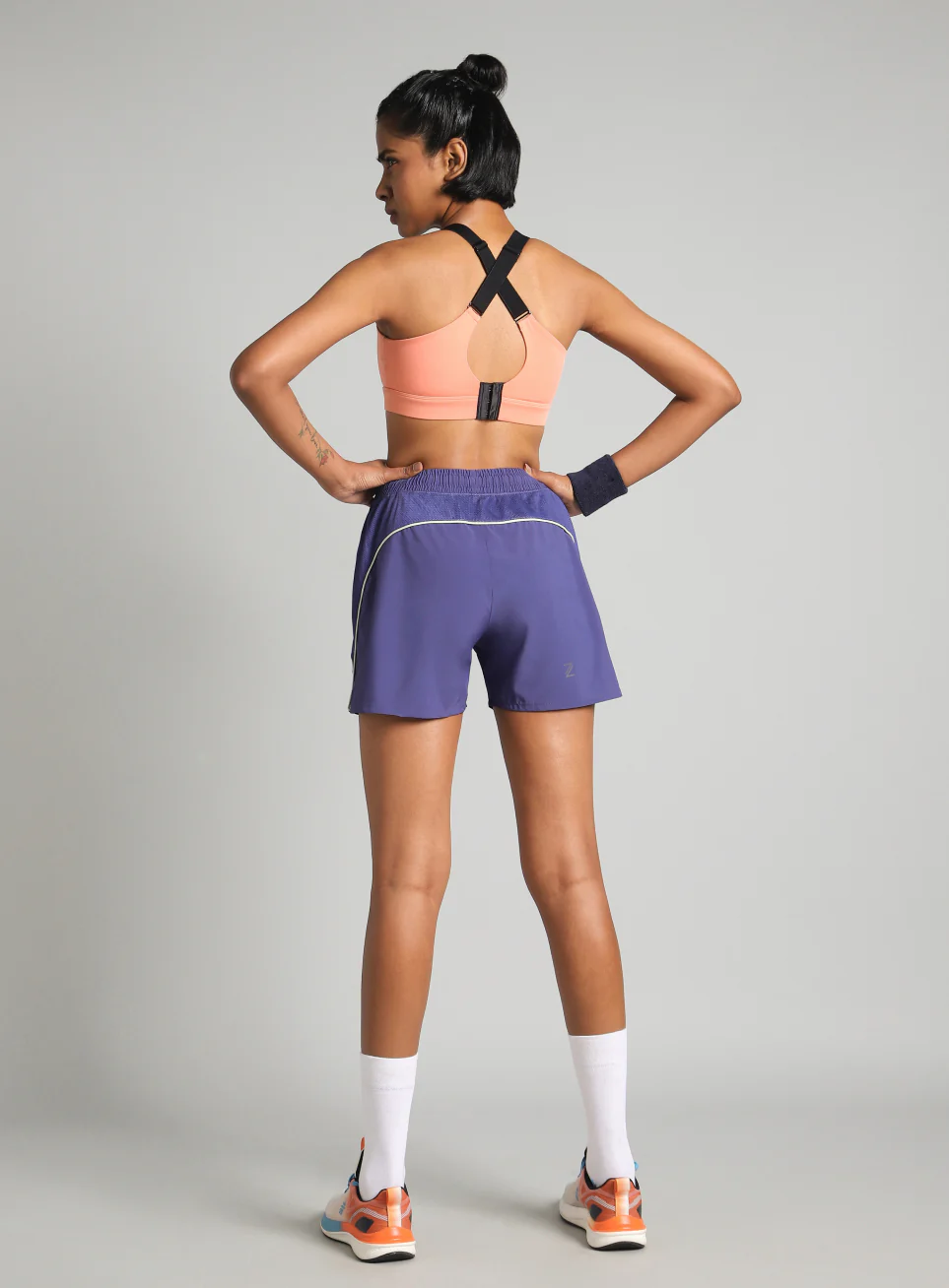 Women's Blue In Motion Run Shorts - Image 3