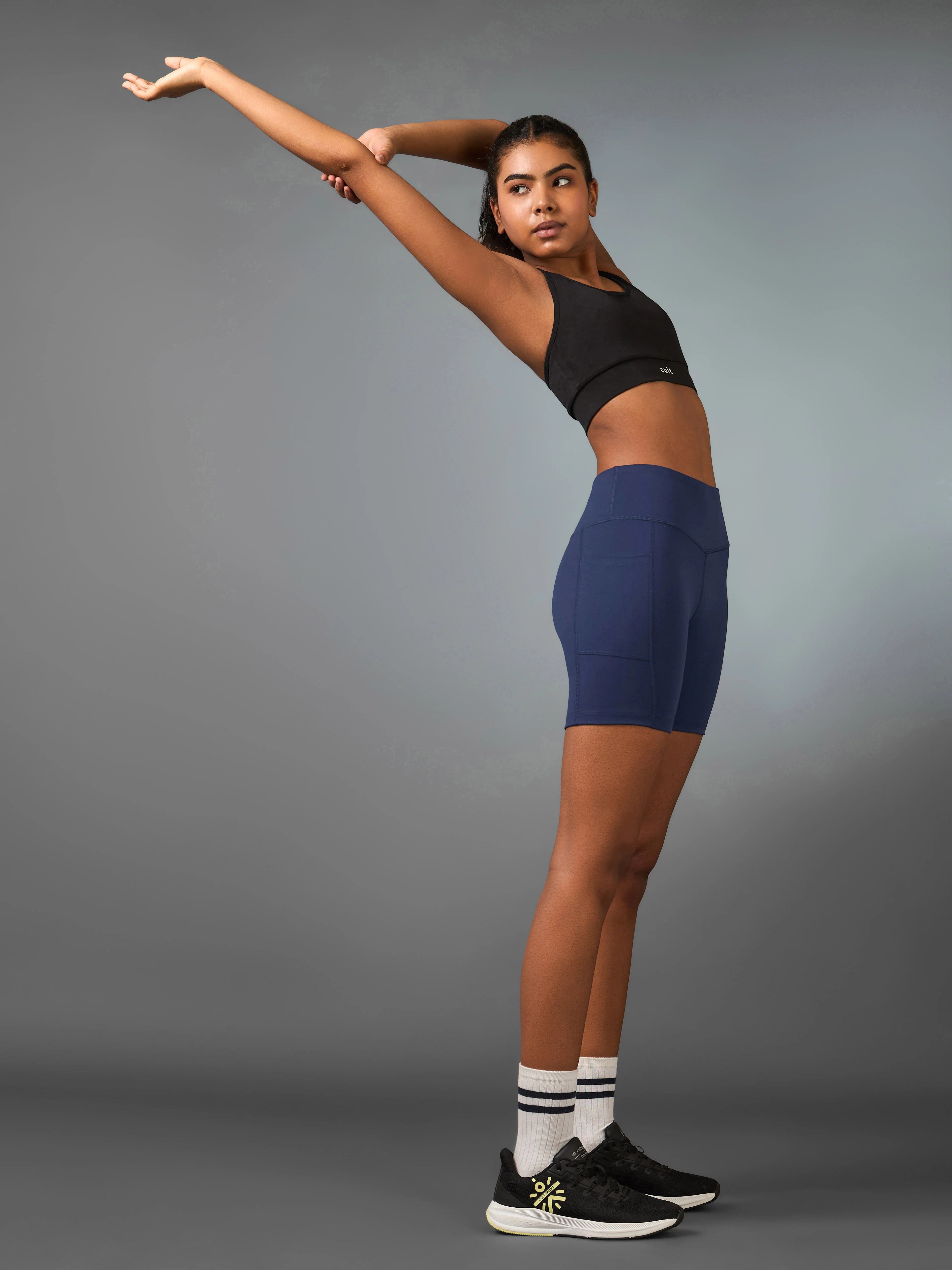 Women's Blue Multi Sports Cycling COMFLex Shorts - Image 3