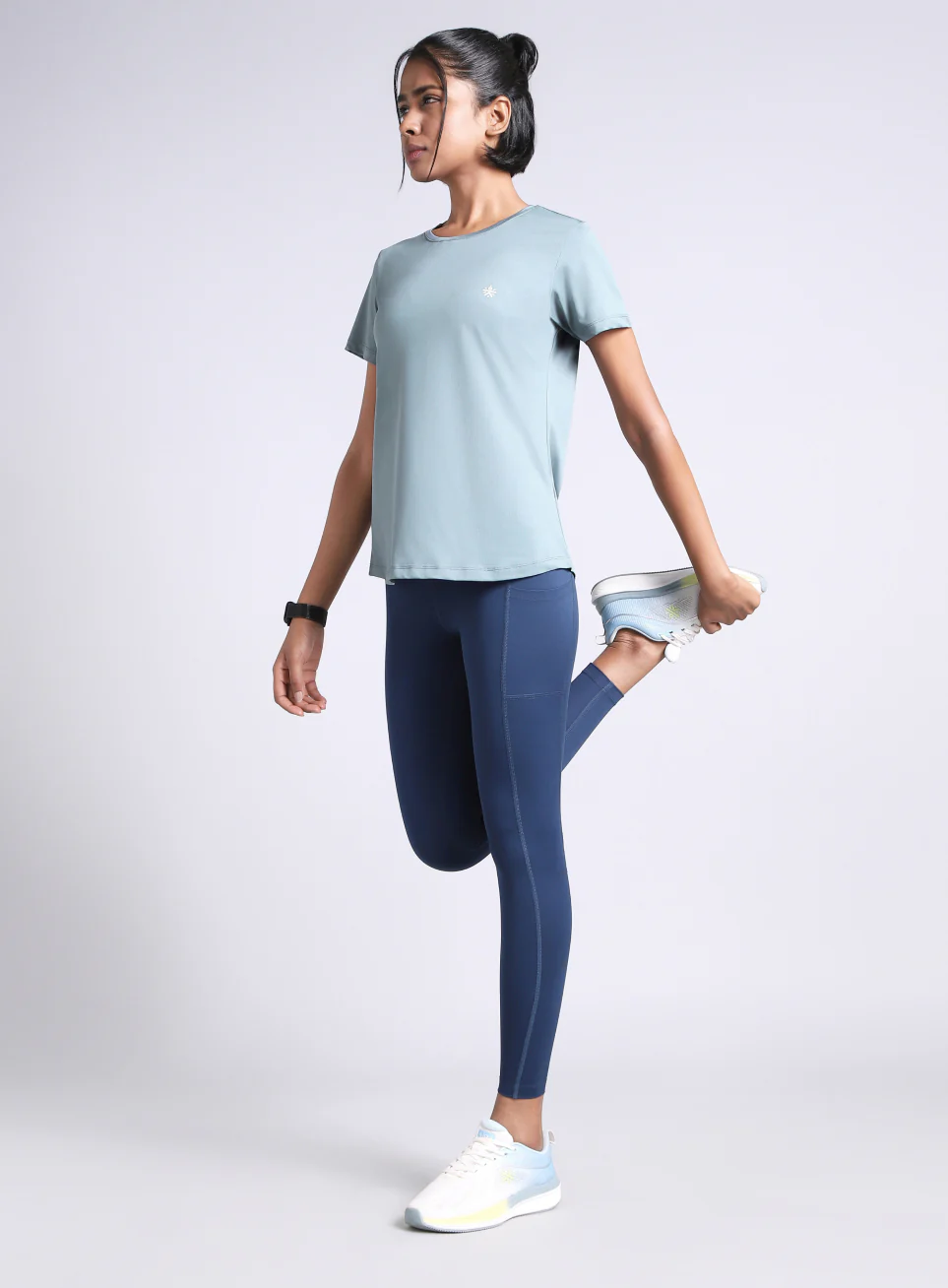 Women's Blue Must Have Workout T-shirt - Image 3