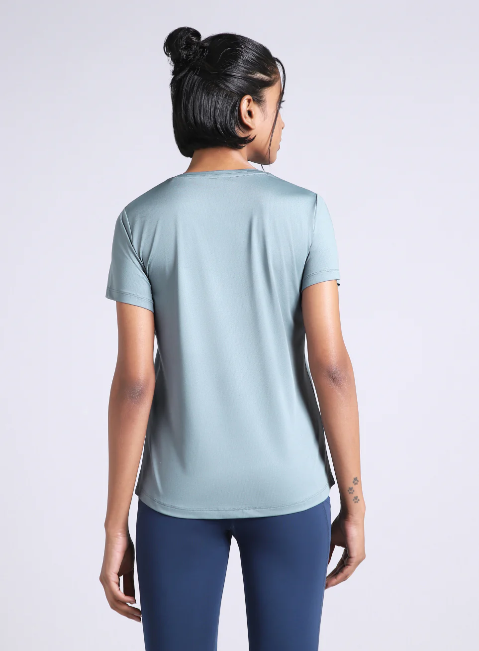 Women's Blue Must Have Workout T-shirt - Image 6