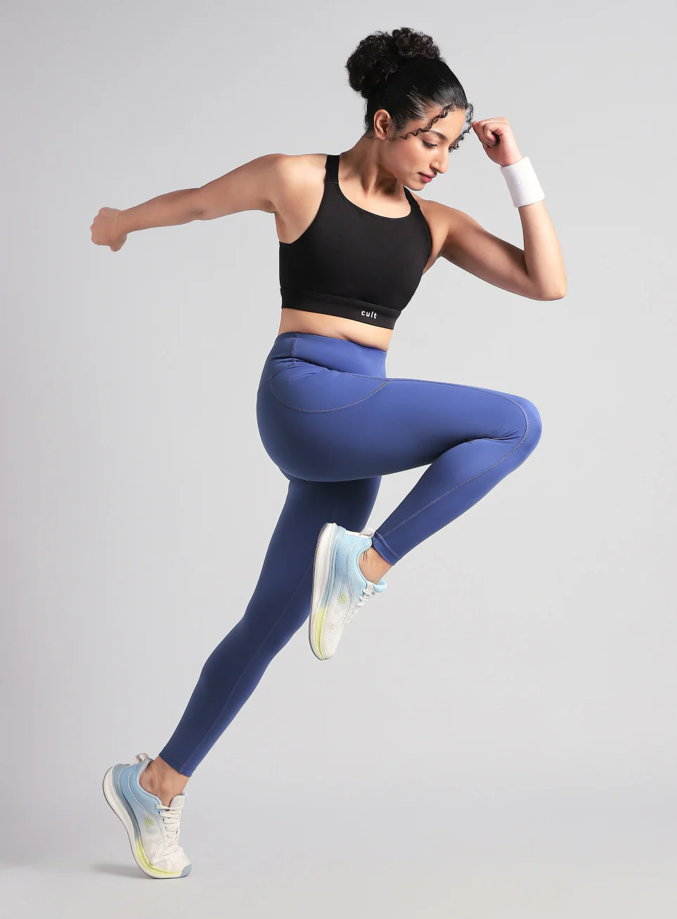 Women's Blue Pace Pro COMFlex Tights - Image 3