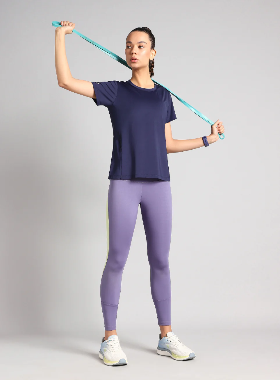 Women's Blue Performance Pro Training T-shirt - Image 2