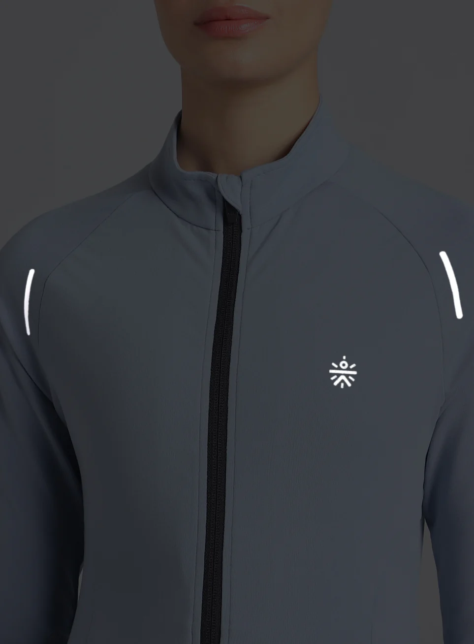 Women's Blue Performance Training Essential COMFlex Jacket - Image 10