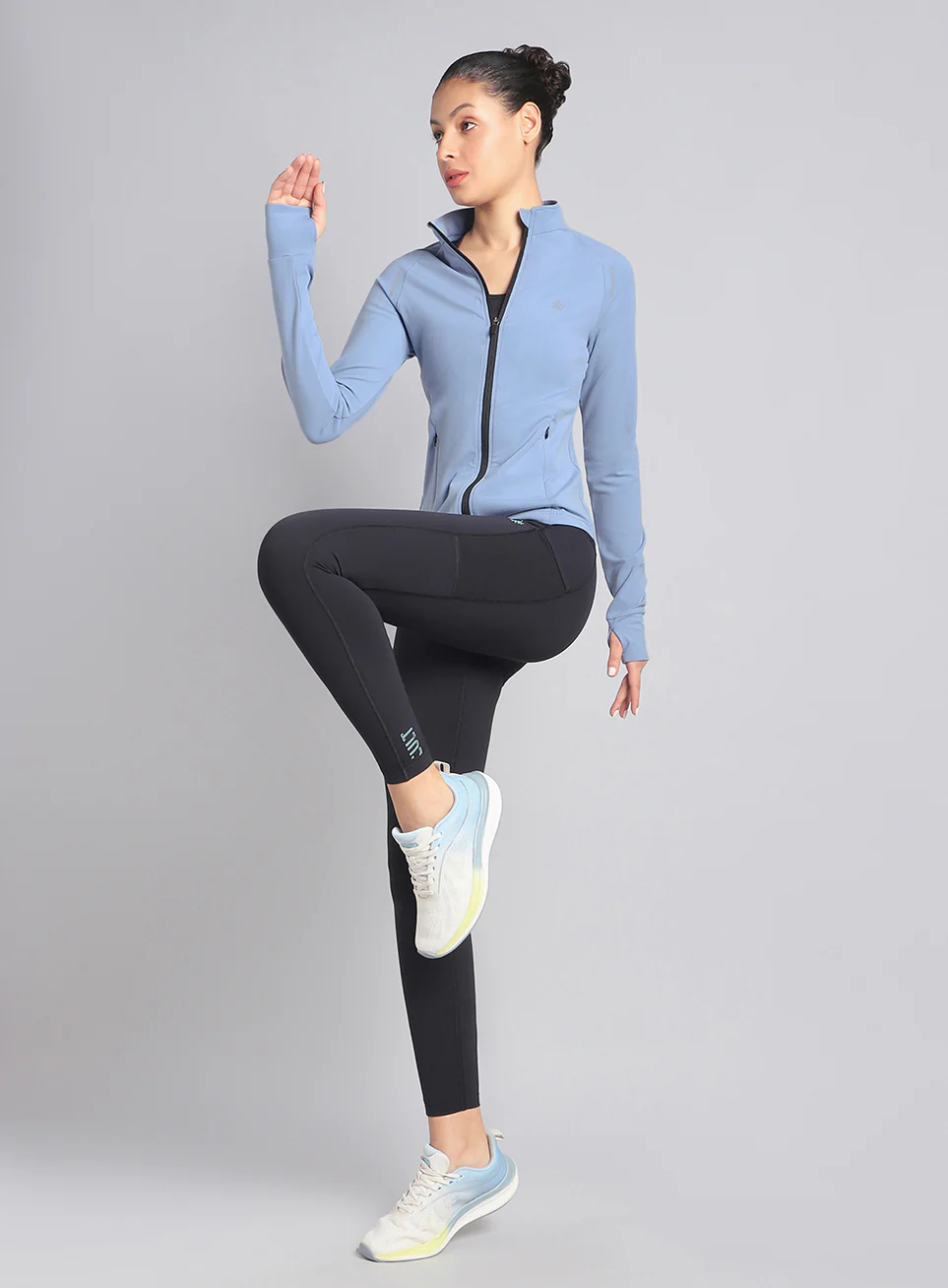 Women's Blue Performance Training Essential COMFlex Jacket - Image 2