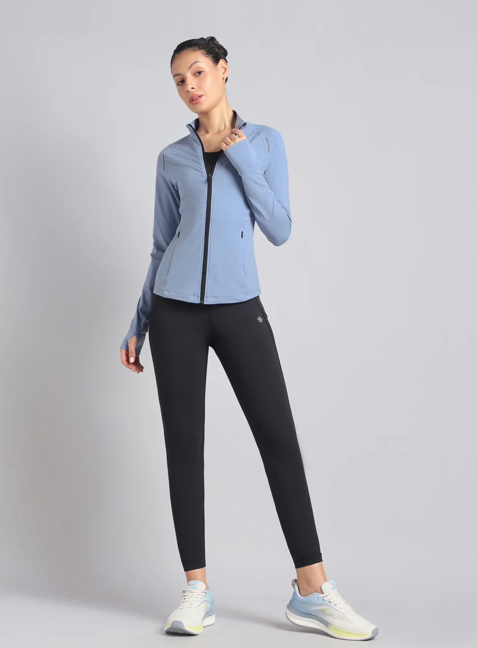 Women's Blue Performance Training Essential COMFlex Jacket - Image 3