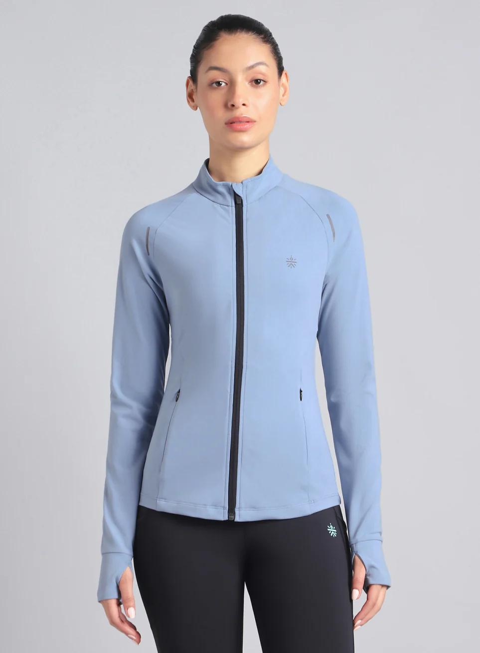 Women's Blue Performance Training Essential COMFlex Jacket - Image 4