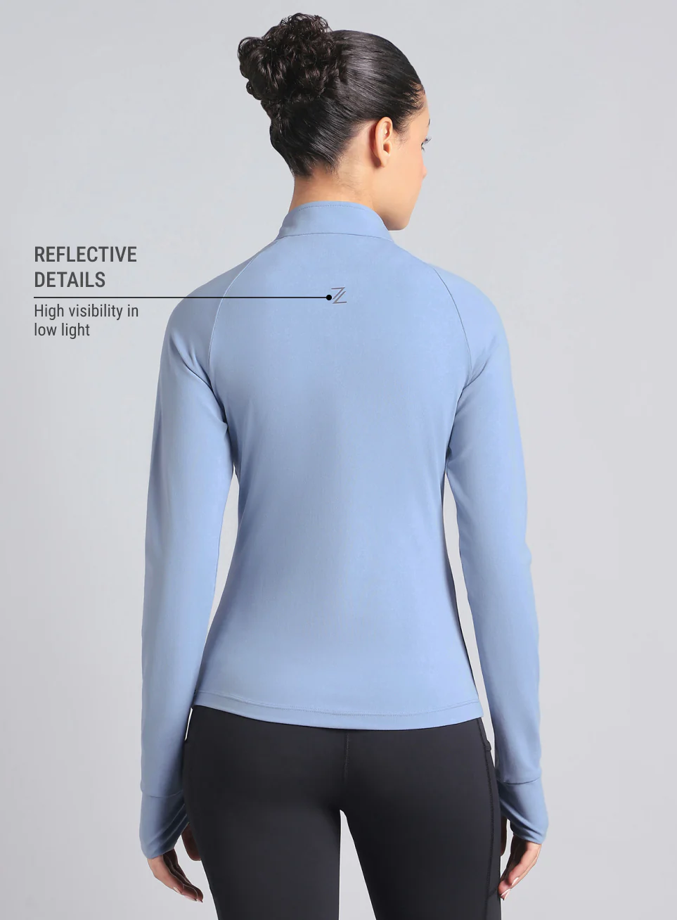 Women's Blue Performance Training Essential COMFlex Jacket - Image 6
