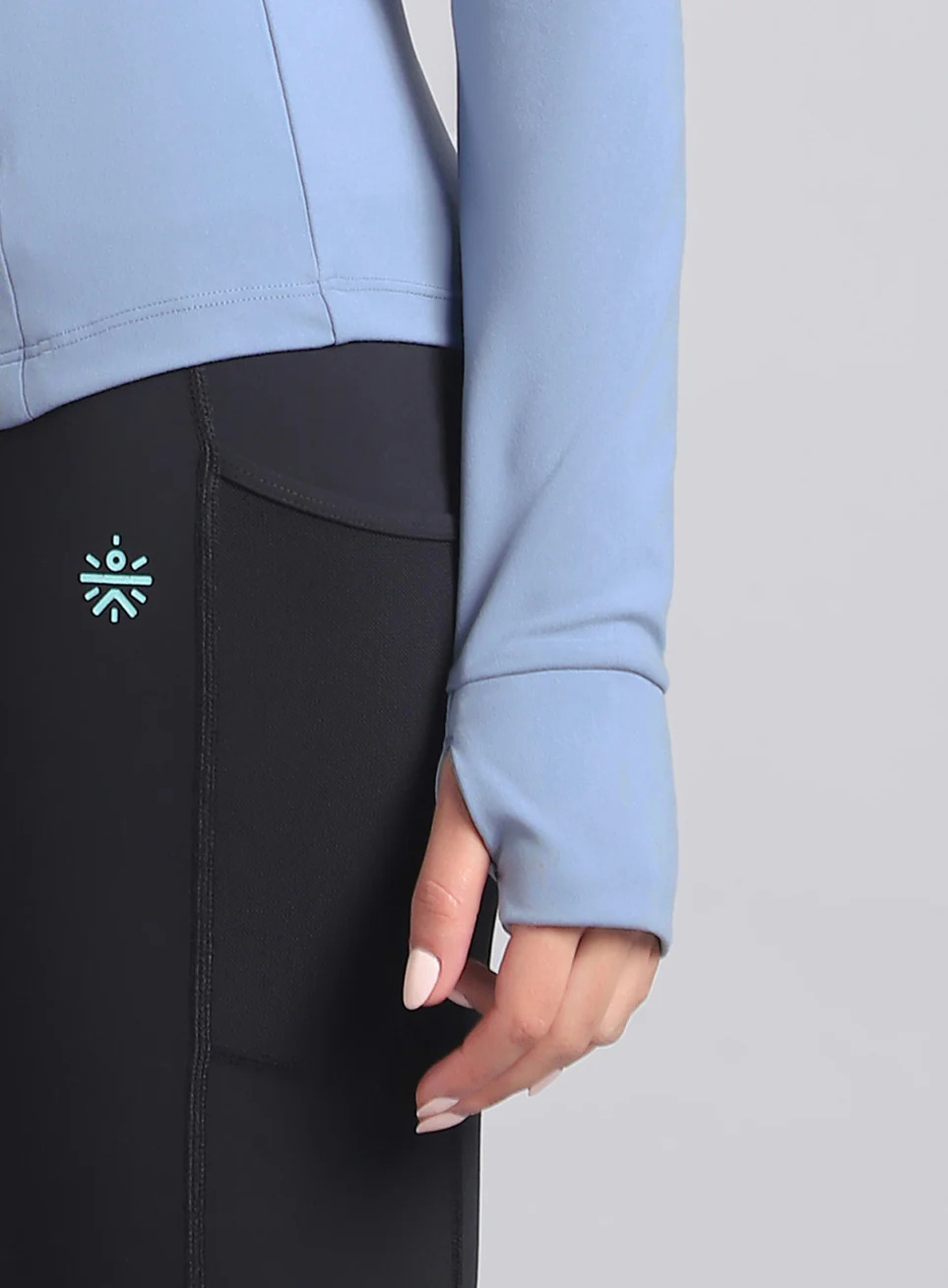 Women's Blue Performance Training Essential COMFlex Jacket - Image 8