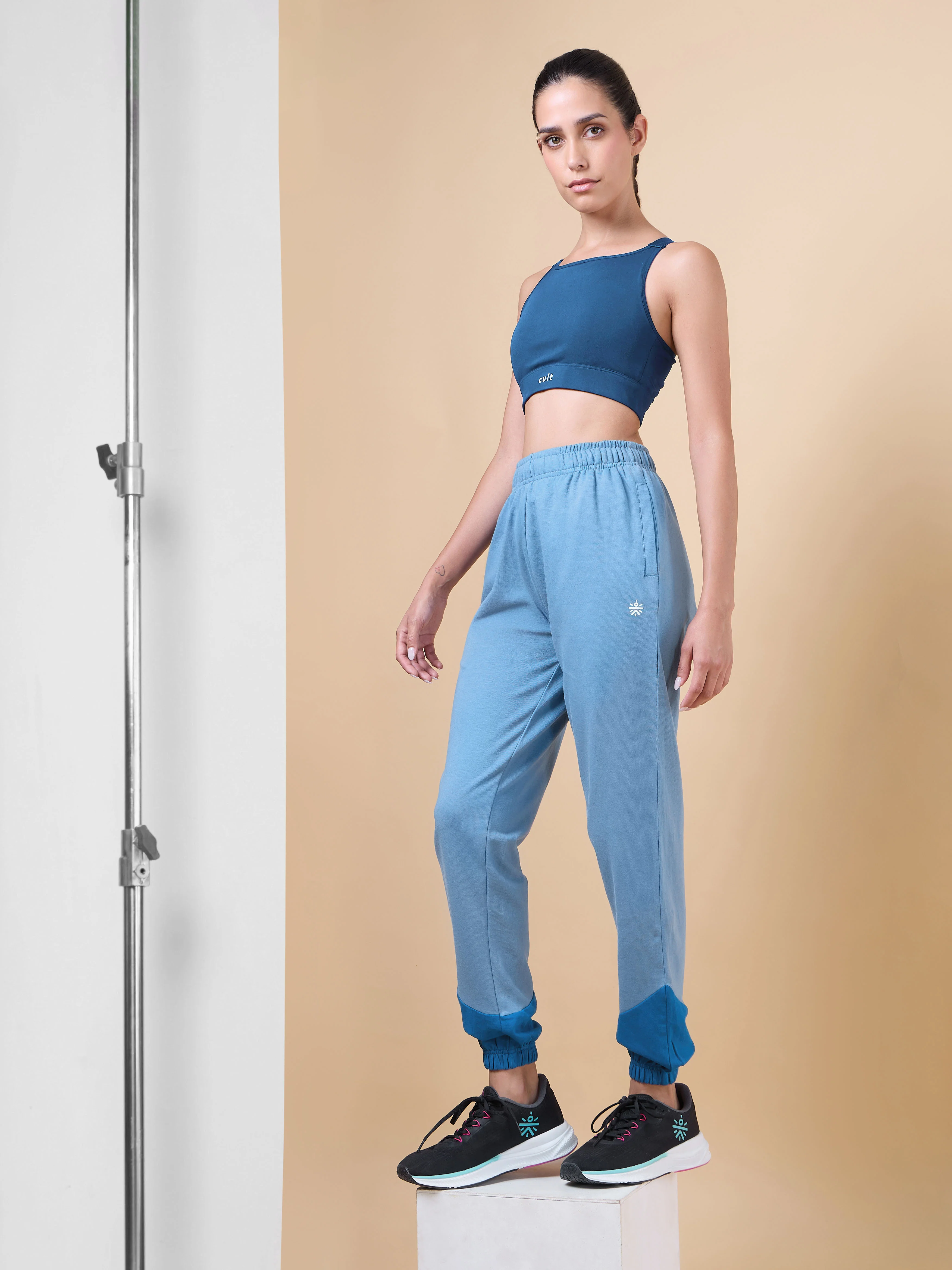 Women's Blue Play in Leisure Joggers - Image 3