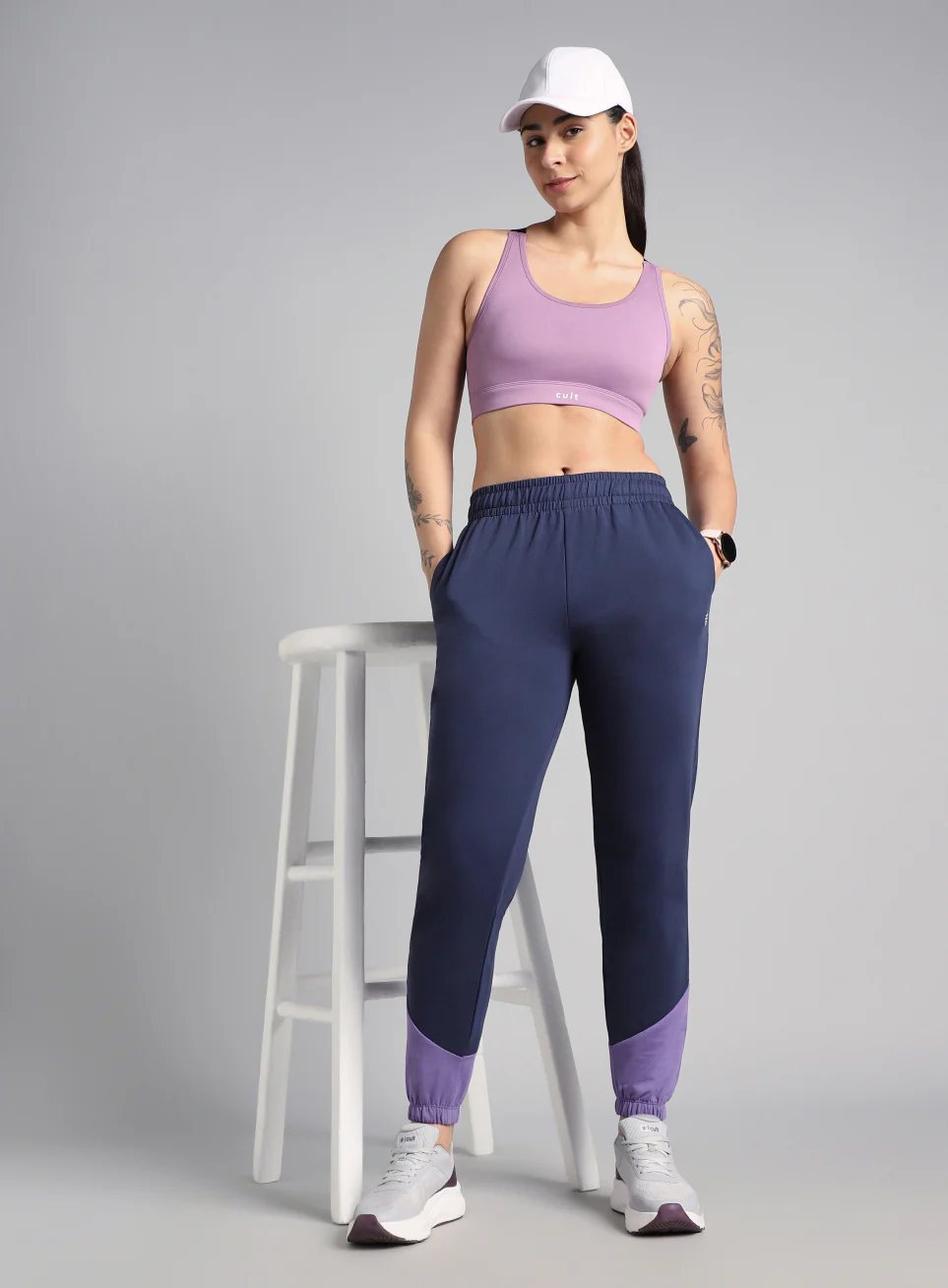 Women's Blue Play in Leisure Joggers - Image 3