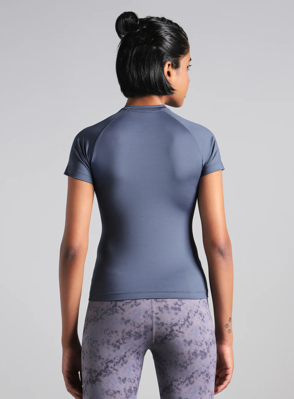 Women's Blue Power Compression T-shirt - Image 6
