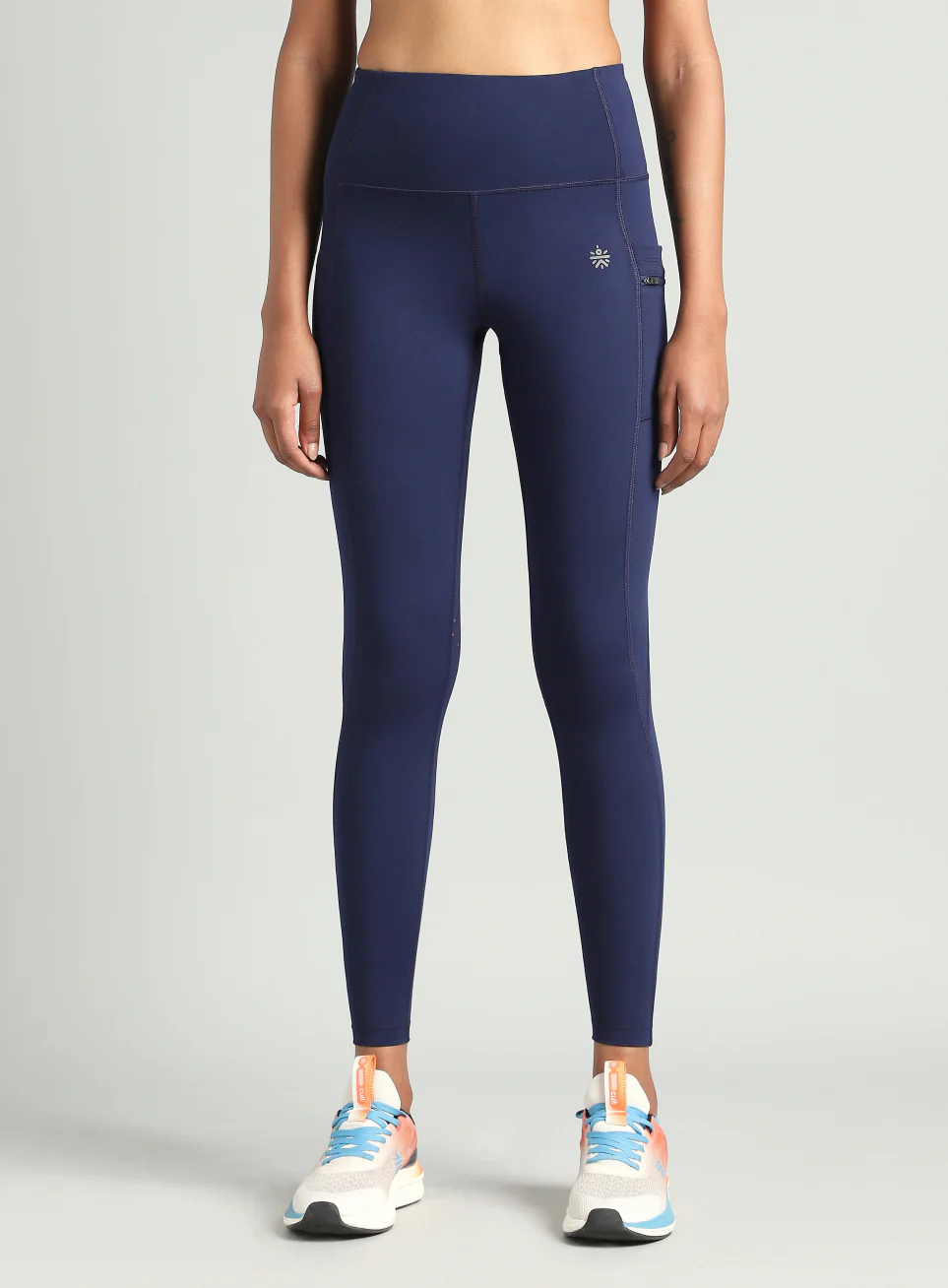 Women's Blue Run Beyond COMFlex Tights - Image 4