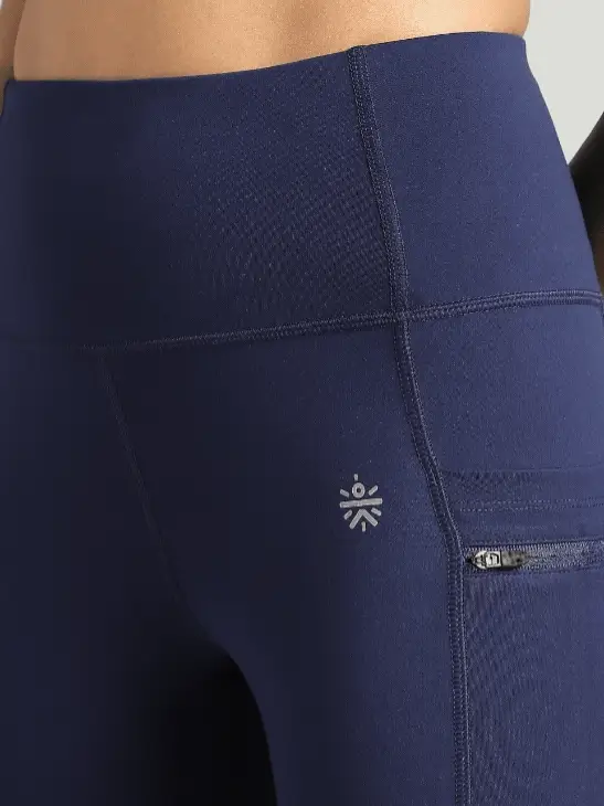 Women's Blue Run Beyond COMFlex Tights - Image 7
