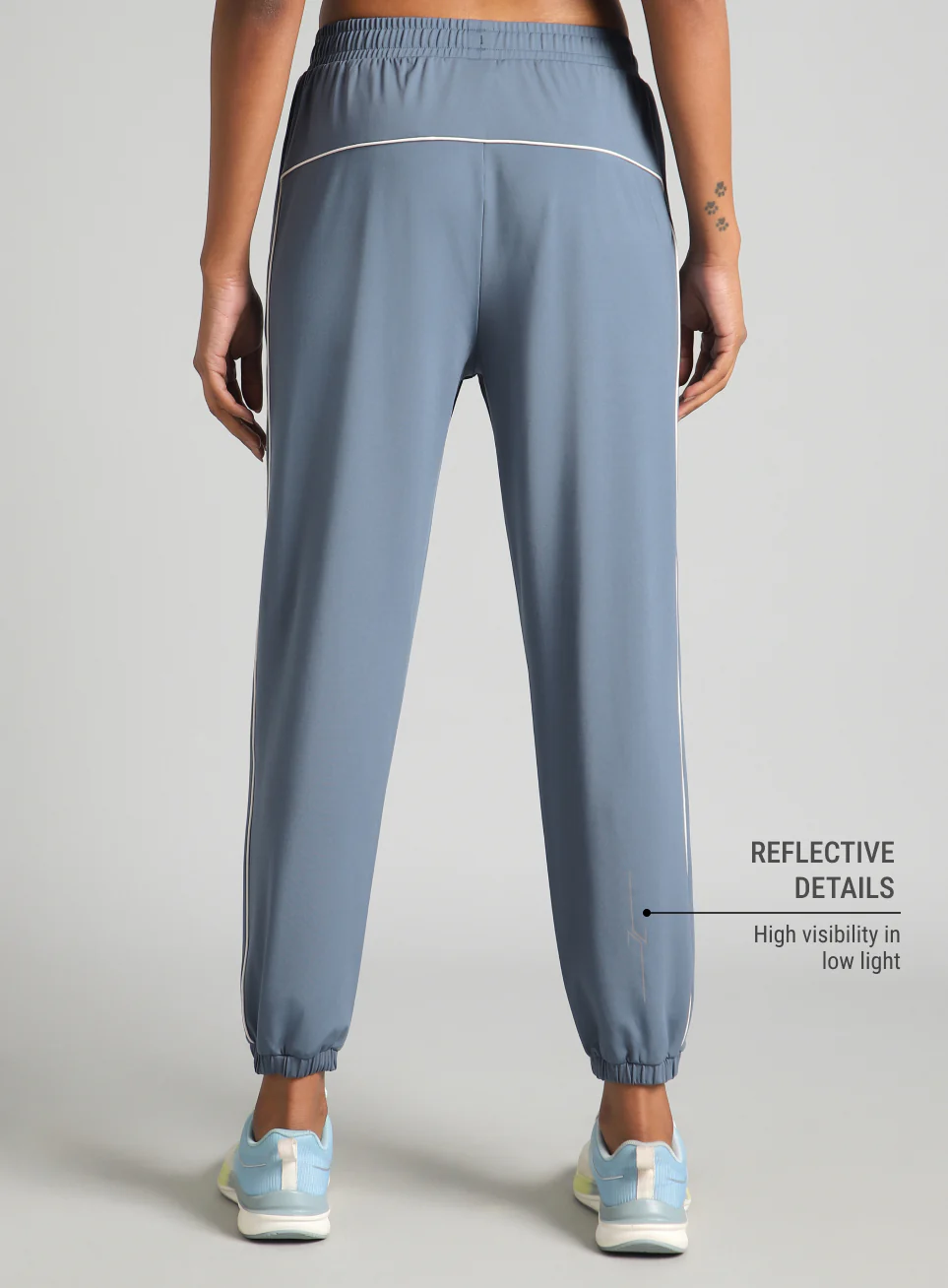 Women's Blue Running Pro Joggers - Image 6