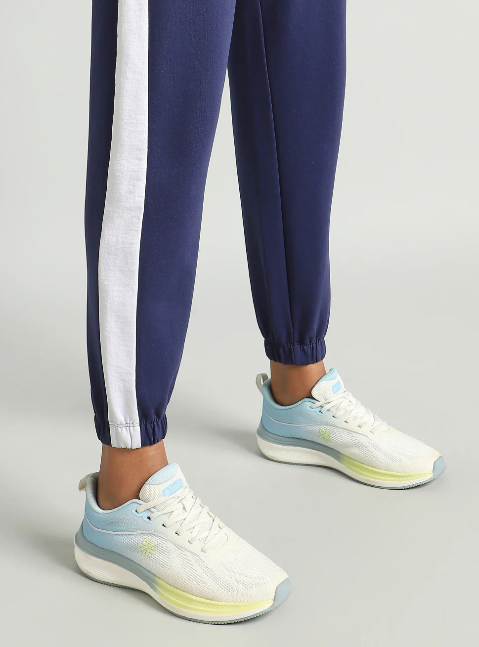 Women's Blue Sculpt Training Joggers - Image 8