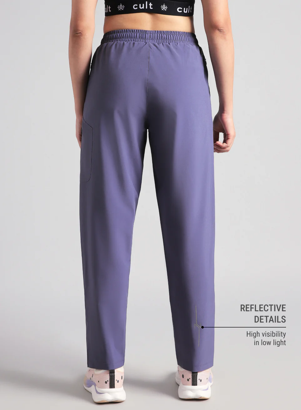Women's Blue Speed Flex Trackpants - Image 6