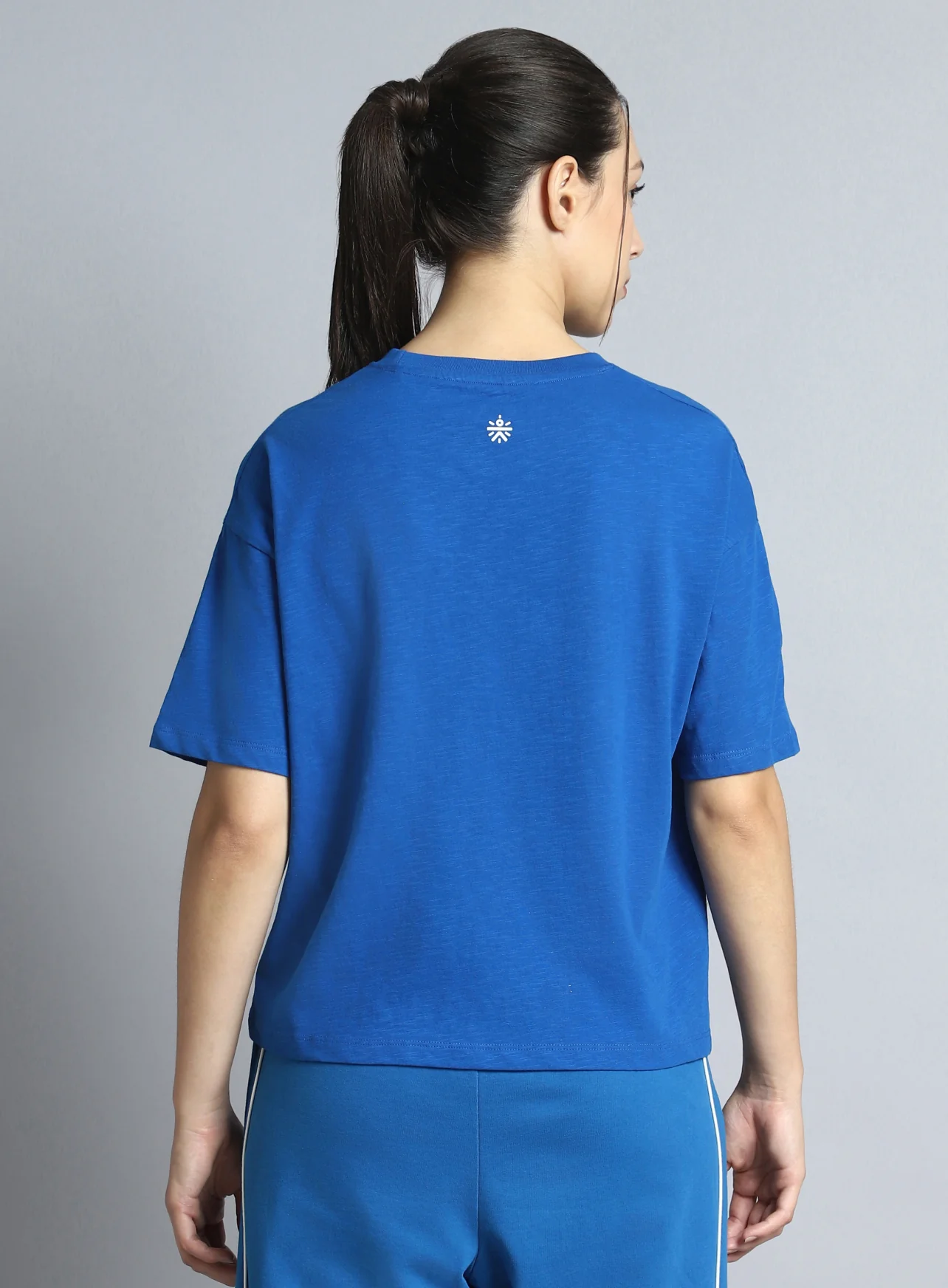Women's Blue Sports Club T-shirt - Image 6