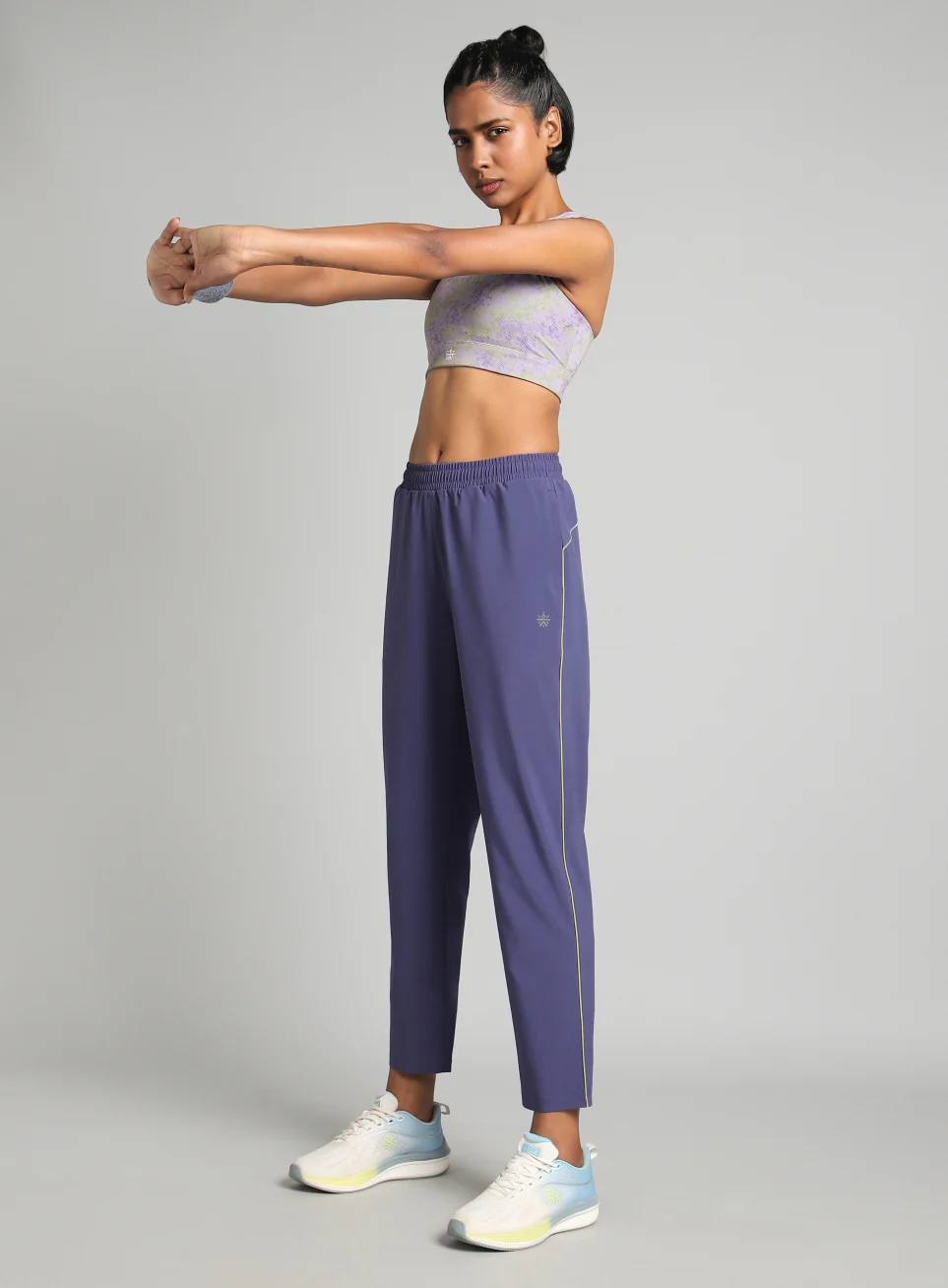 Women's Blue Sprint Trackpants - Image 2