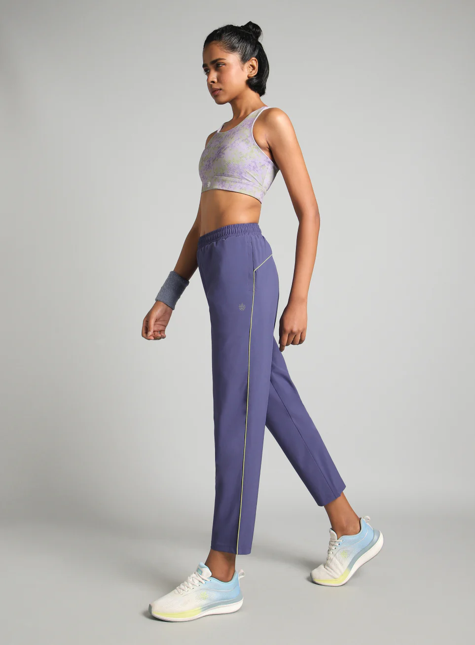 Women's Blue Sprint Trackpants - Image 3