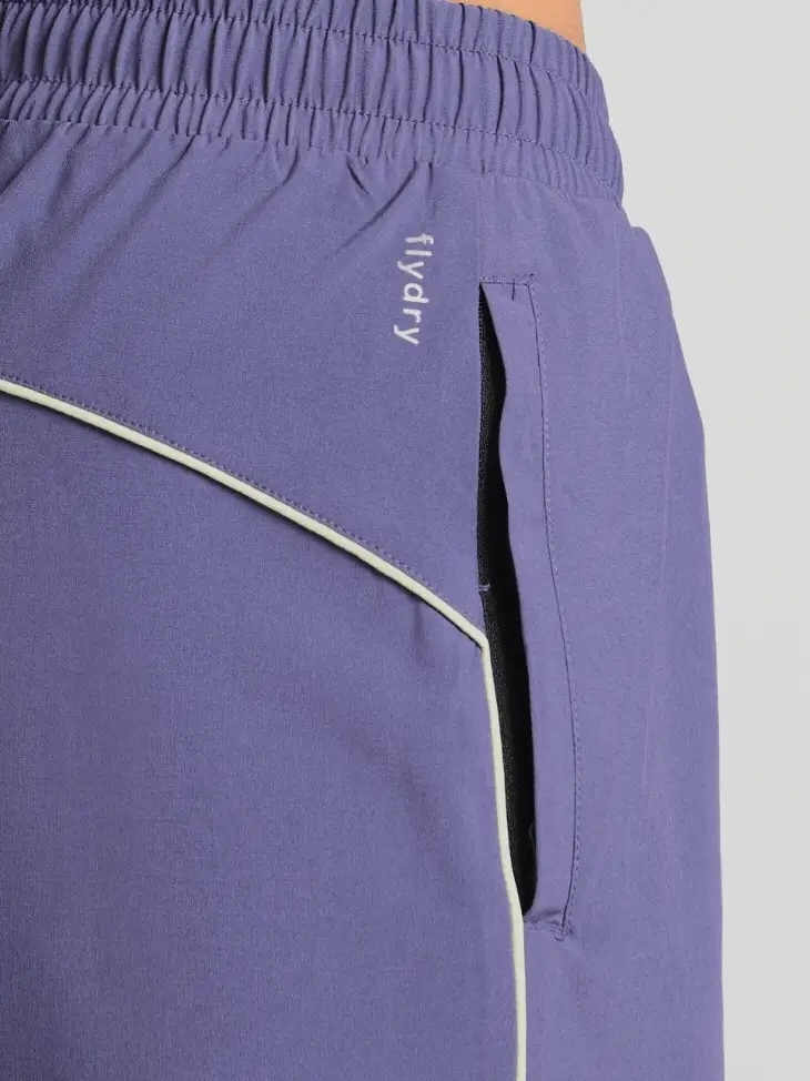 Women's Blue Sprint Trackpants - Image 8