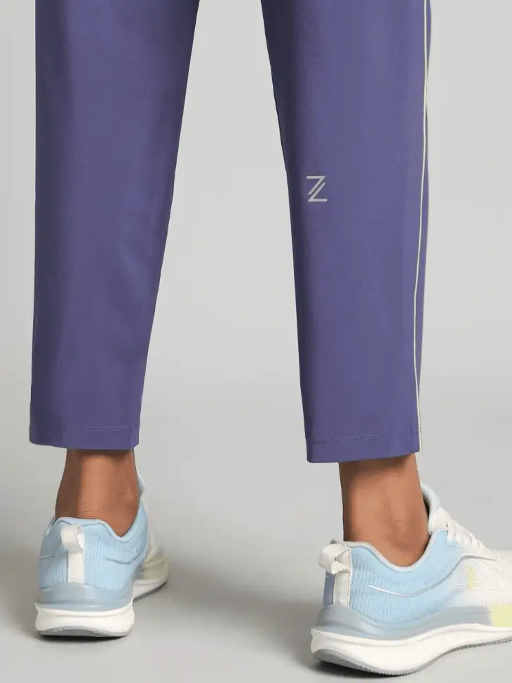 Women's Blue Sprint Trackpants - Image 9