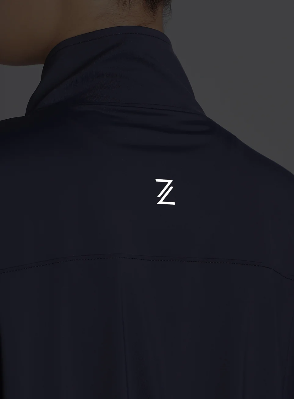 Women's Blue Supreme Soft Ultra Light Running Jacket - Image 11
