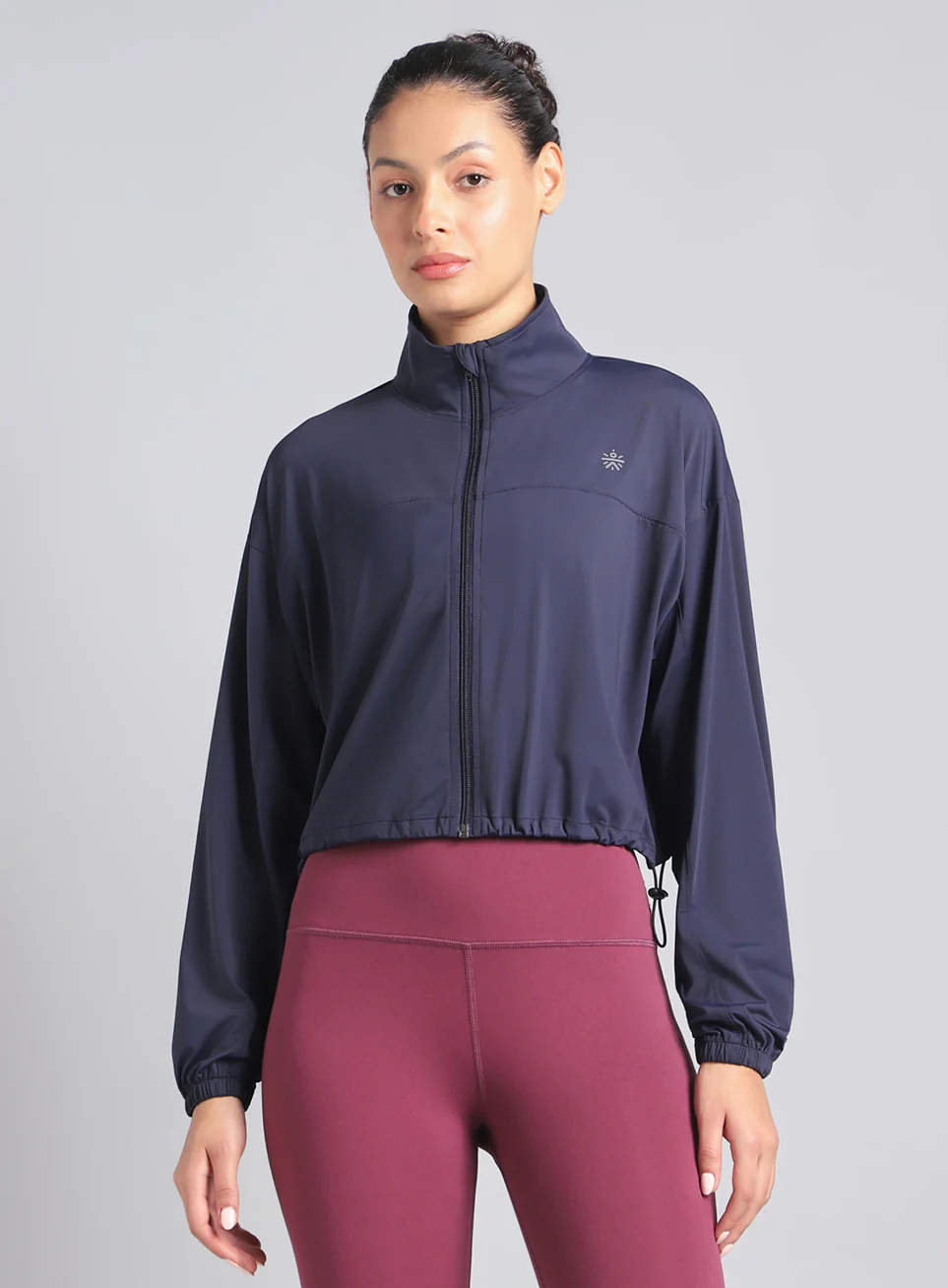 Women's Blue Supreme Soft Ultra Light Running Jacket - Image 4