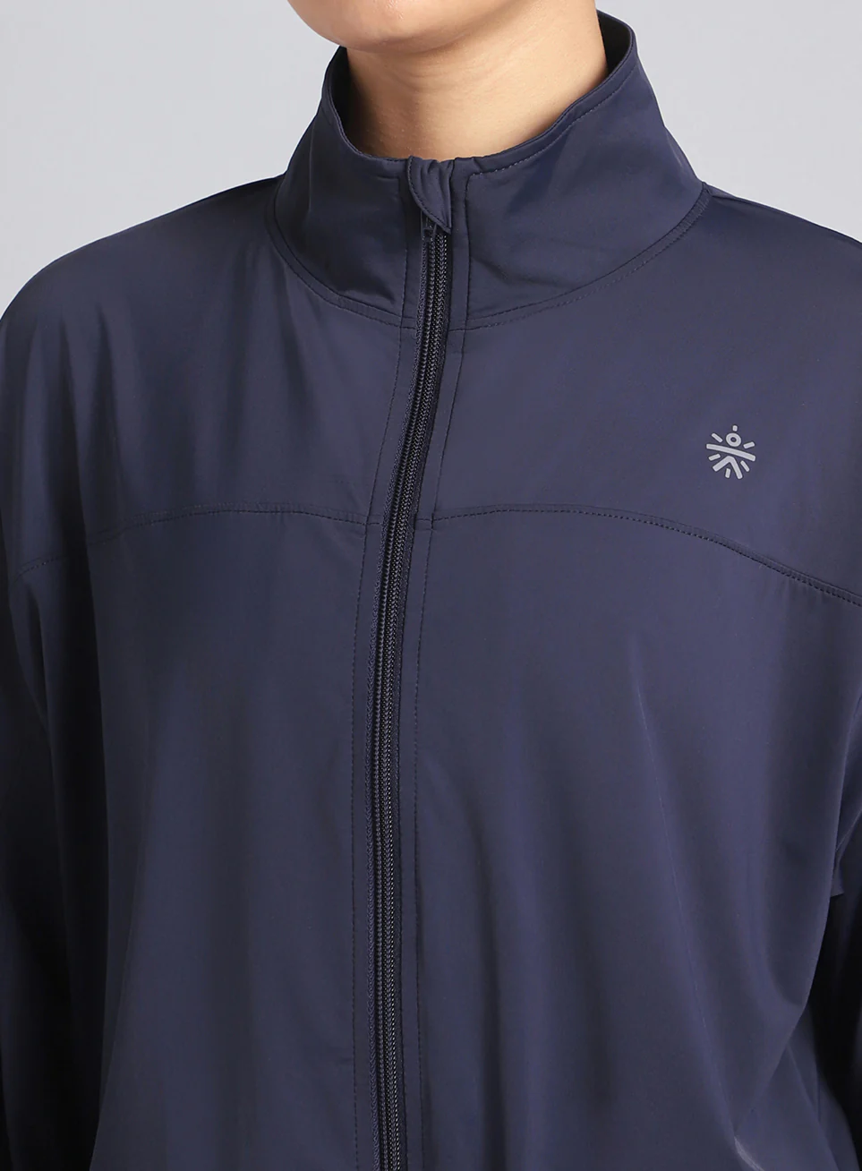 Women's Blue Supreme Soft Ultra Light Running Jacket - Image 7