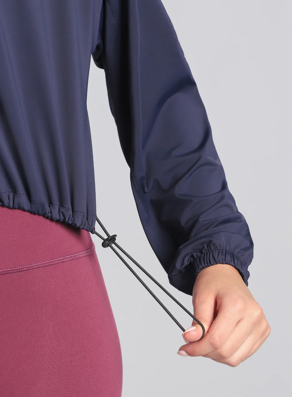 Women's Blue Supreme Soft Ultra Light Running Jacket - Image 9