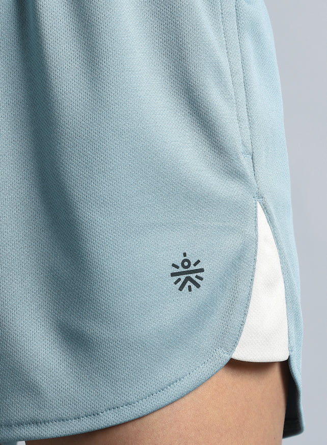 Women's Blue Train Day Performance Shorts - Image 8
