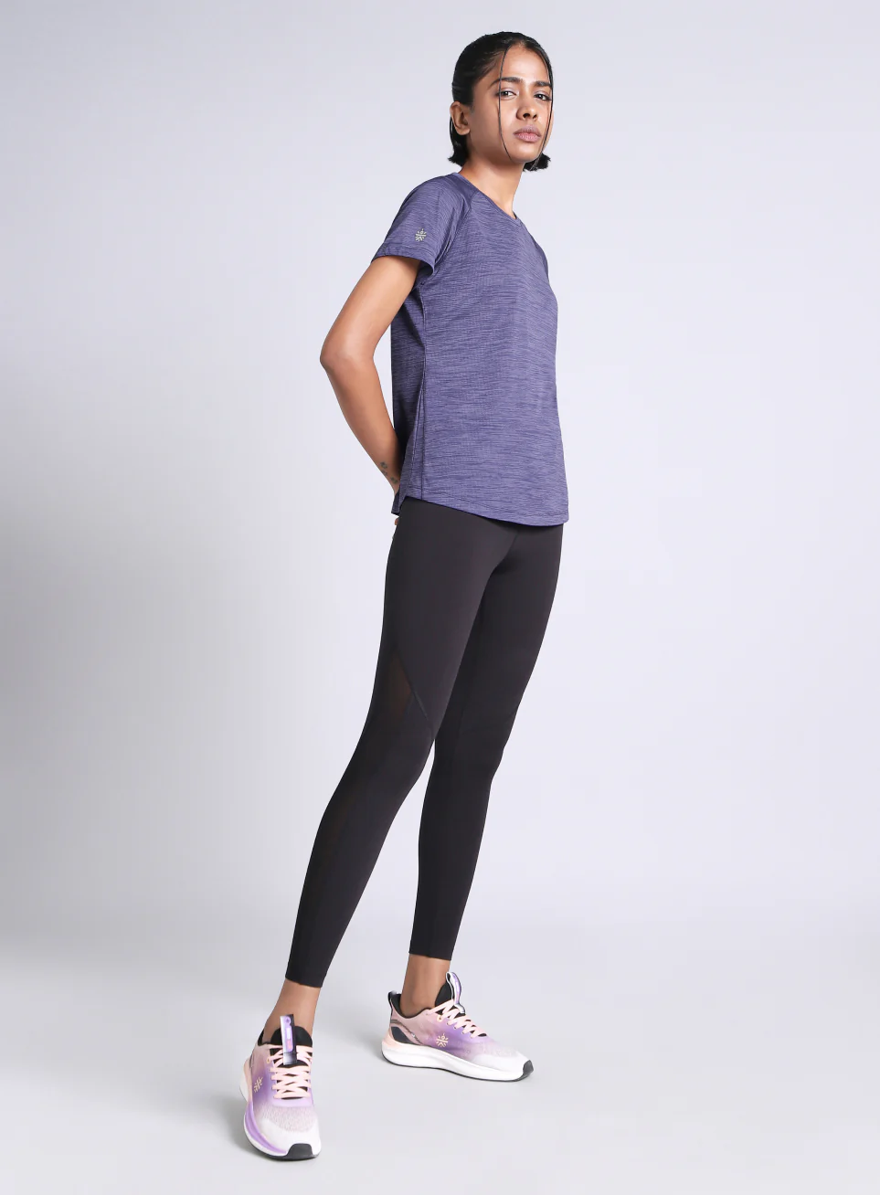 Women's Blue Training Elevate Sculpt T-shirt - Image 3