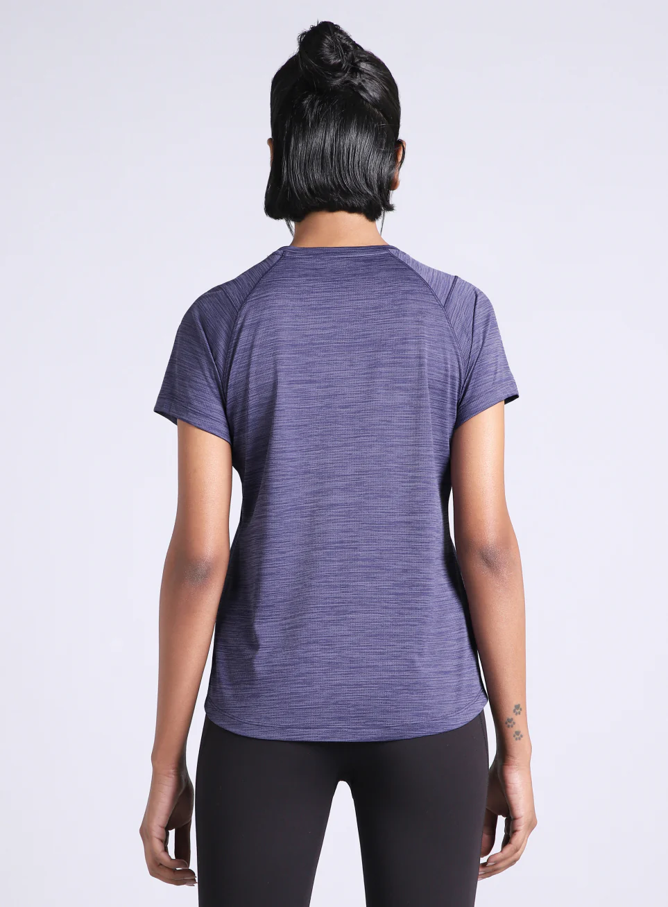 Women's Blue Training Elevate Sculpt T-shirt - Image 6